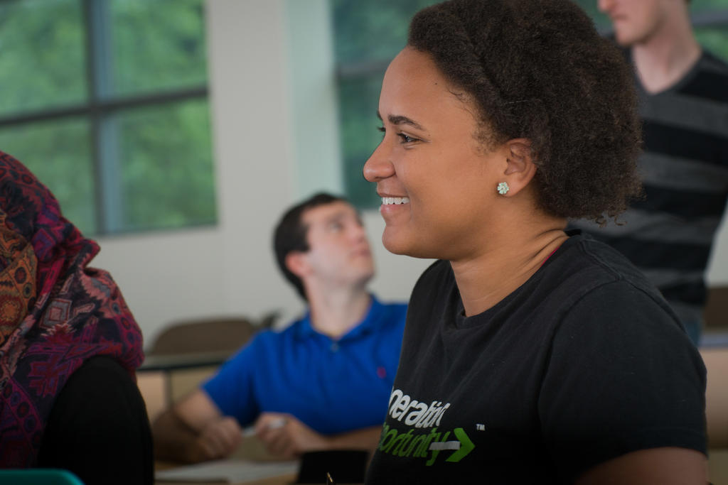 Students in Mason's Writing Center